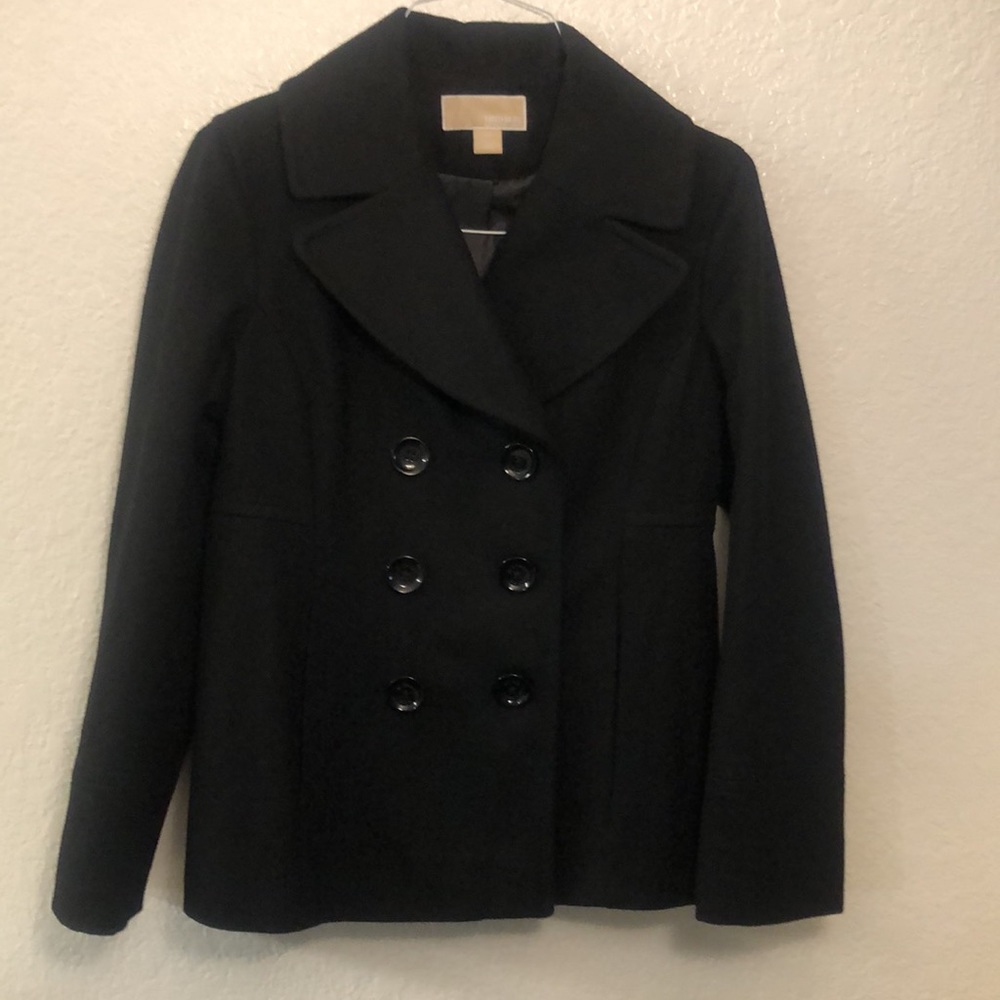 MICHAEL Michael Kors Wool, Front Pockets Double Breasted Coat/EUC - Picture 1 of 15